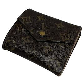Louis Vuitton Kimono Brown Leather Wallet Brown