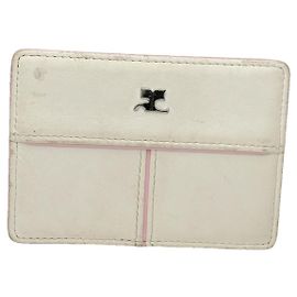 Courreges Bolsa de couro branco Courrèges Branco