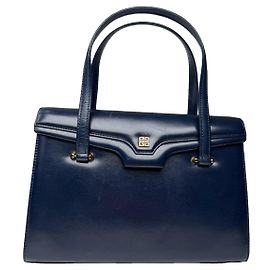 Bolsa de couro navy 4G da Givenchy Azul marinho