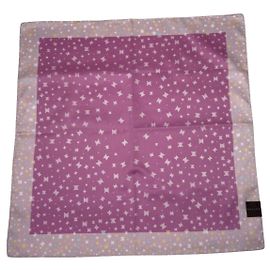 Céline Pañuelo de seda rosa Celine Rosa