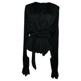 Isabel Marant Black Polyamide Trench Coat Black