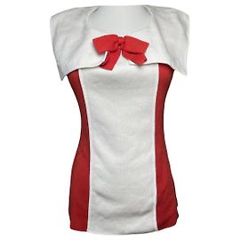 Top de algodón rojo Dior Roja