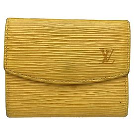 Bolso de cuero amarillo Louis Vuitton Amarillo