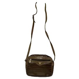 Autre Marque Bolsa de couro marrom MARIO VALENTINO Marrom
