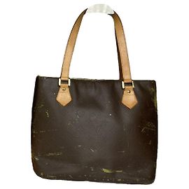 Bolsa de mão de couro marrom Vivian da Louis Vuitton Marrom