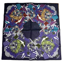 Céline-CELINE Scarves T.  Silk-Black