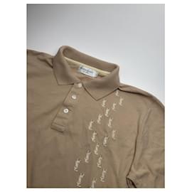 Yves Saint Laurent-YVES SAINT LAURENT Polo shirts T.International L Cotton-Grey