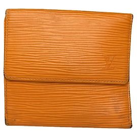Louis Vuitton Twist Orange Leather Wallet Orange