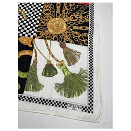 Céline-CELINE Silk handkerchief T.  Silk-Multiple colors