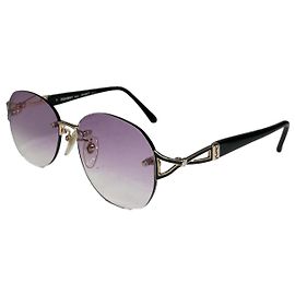 Óculos de sol de plástico roxo Yves Saint Laurent Roxo