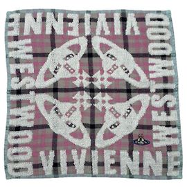 Cachecol de seda rosa Vivienne Westwood Rosa