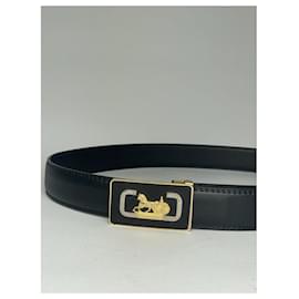 Céline-CELINE Belts T.cm 95 Leather-Black