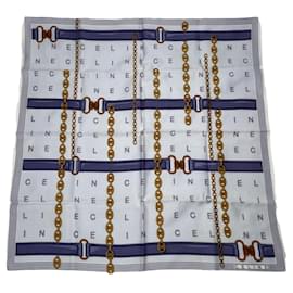 Céline-CELINE Scarves T.  Silk-Blue