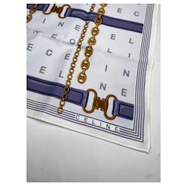 Céline-CELINE Scarves T.  Silk-Blue