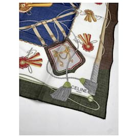 Céline-CELINE Silk handkerchief T.  Silk-Multiple colors