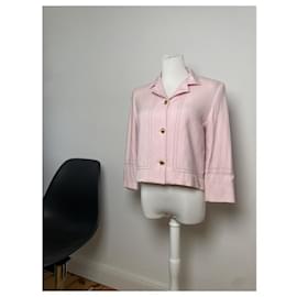 Céline-CELINE Trench coats T.International M Denim - Jeans-Pink
