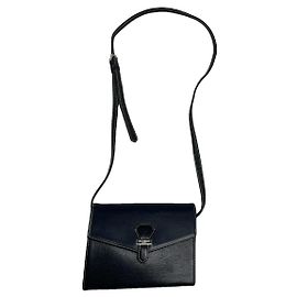 Courreges Courrèges Navy Leather Handbag Navy blue