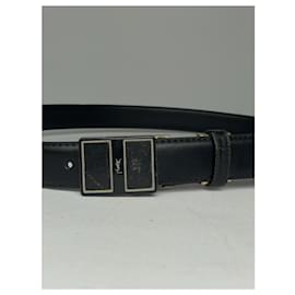 Yves Saint Laurent-YVES SAINT LAURENT Belts T.cm 100 Leather-Black