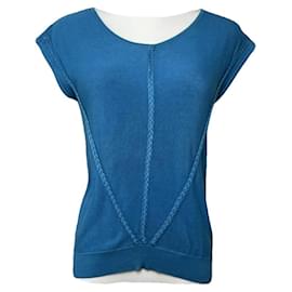 Dior-DIOR Tops T.International M Cotton-Blue
