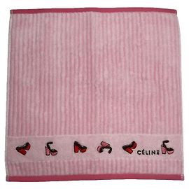 Céline Pañuelo de algodón y seda rosa Celine Rosa