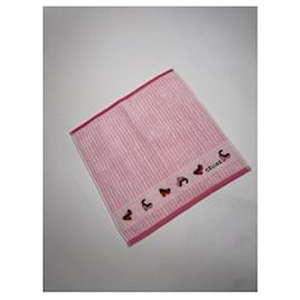 Céline-CELINE Silk handkerchief T.  Cotton-Pink