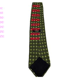 Fendi-FENDI Ties T.  Silk-Red