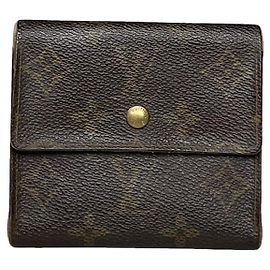 Pequena bolsa de couro marrom Louis Vuitton Multiple Marrom