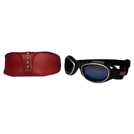 Prada Black Plastic Sunglasses Black