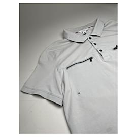 Calvin Klein-Calvin Klein Grey Cotton Polo Shirt-Grey