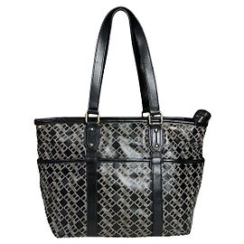Sac à main en cuir noir Bally Noir