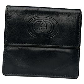 Gucci Zumi schwarze Lederhandtasche Schwarz