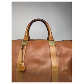Céline-CELINE Travel bags T.  Leather-Orange