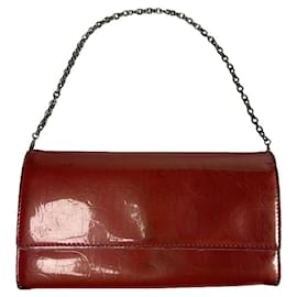 Dior-DIOR Handbags T.  Patent leather-Red