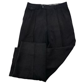 Calça de lã preta Balenciaga Preto