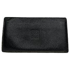 Givenchy Black Leather Purse Black