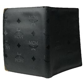 MCM schwarze Lederhandtasche Schwarz