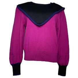 Rosa Wollstrickwaren von Yves Saint Laurent Pink