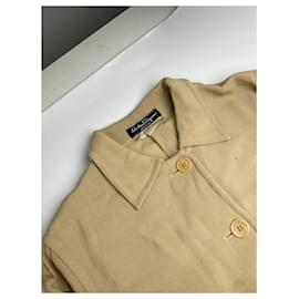 Salvatore Ferragamo-SALVATORE FERRAGAMO Trench coats T.International L Wool-Beige