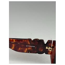 Yves Saint Laurent-YVES SAINT LAURENT Sunglasses T.  Plastic-Brown