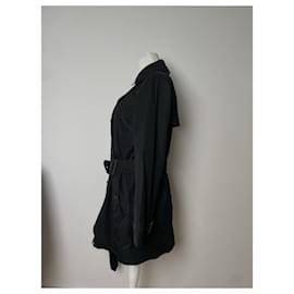 Burberry-BURBERRY Trench coats T.International M Polyester-Black
