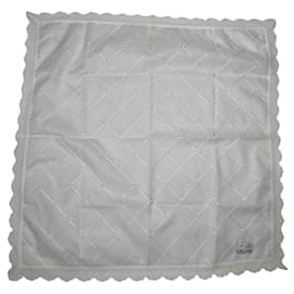Céline-CELINE Silk handkerchief T.  Silk-White
