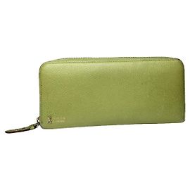 Autre Marque ROBERTA DI CAMERINO Green Leather Wallet Green