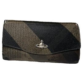 Vivienne Westwood Black Leather Wallet Black