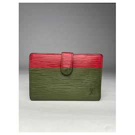 Louis Vuitton-LOUIS VUITTON Wallets T.  Leather-Red