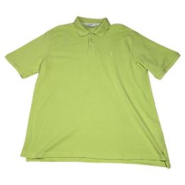 Polo en coton vert Yves Saint Laurent Vert