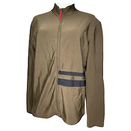 Prada Khaki Polyester Jacket Khaki