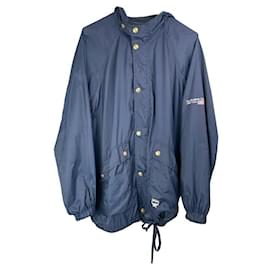 MCM Navy Polyester Jacket Navy blue