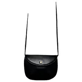 Bolsa de couro preta Givenchy 4G Preto