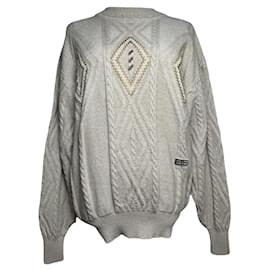 Balenciaga-Balenciaga Beige Wool Knitwear-Beige