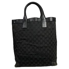 Gucci Jackie Vintage  Black Polyester Handbag Black